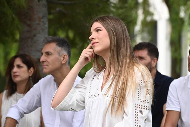 Infanta Sofía Visits the Monastery of Cogullada Infanta Sofía, during a visit to one of the educational activities at the Monastery of Cogullada, on July 8, 2026, in Zaragoza, Aragon, Spain. This afternoon, the Infanta will present the first edition of the Ibercaja Foundation’s Exemplary Educators grants, marking the foundation’s 150th anniversary, during which five teachers will be recognized for their excellence in educational leadership, sustainability, inclusion, educational research, and comprehensive health education. JULY 8, 2026 INFANTA EDUCATION TEACHING Ramó Zaragoza, Aragon Zaragoza, Aragon, Spain  Copyright: xRamonxCometx 7653083