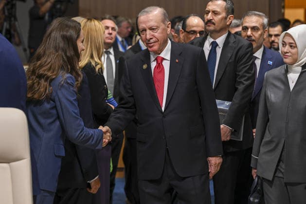 36th NATO Summit in Ankara ANKARA, TURKIYE - JULY 8: Turkish President Recep Tayyip Erdogan attends the North Atlantic Council meeting, held as part of the 36th NATO Summit of Heads of State and Government in Ankara, Turkiye, on July 8, 2026. Harun Ozalp Anadolu Ankara Turkey. Editorial use only. Please get in touch for any other usage.  Copyright: x2026xAnadoluxHarunxOzalpx