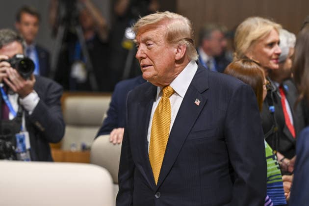 36th NATO Summit in Ankara ANKARA, TURKIYE - JULY 8: US President Donald Trump attends the North Atlantic Council meeting, held as part of the 36th NATO Summit of Heads of State and Government in Ankara, Turkiye, on July 8, 2026. Harun Ozalp Anadolu Ankara Turkey. Editorial use only. Please get in touch for any other usage.  Copyright: x2026xAnadoluxHarunxOzalpx