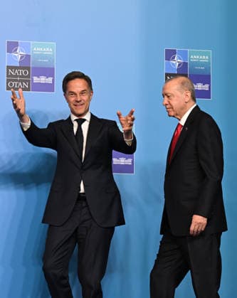 36th NATO Summit in Ankara ANKARA, TURKIYE - JULY 8: Turkish President Recep Tayyip Erdogan and NATO Secretary General Mark Rutte attend the North Atlantic Council meeting, held as part of the 36th NATO Summit of Heads of State and Government in Ankara, Turkiye, on July 8, 2026. Mehmet Ali Ozcan Anadolu Ankara Turkey. Editorial use only. Please get in touch for any other usage.  Copyright: x2026xAnadoluxMehmetxAlixOzcanx