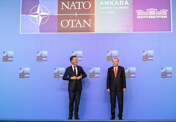 36th NATO Summit in Ankara ANKARA, TURKIYE - JULY 8: Turkish President Recep Tayyip Erdogan and NATO Secretary General Mark Rutte attend the North Atlantic Council meeting, held as part of the 36th NATO Summit of Heads of State and Government in Ankara, Turkiye, on July 8, 2026. Mehmet Ali Ozcan Anadolu Ankara Turkey. Editorial use only. Please get in touch for any other usage.  Copyright: x2026xAnadoluxMehmetxAlixOzcanx