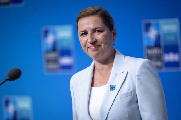 36th NATO Summit in Ankara ANKARA, TURKIYE - JULY 08: Danish Prime Minister Mette Frederiksenmakes a statement to the press ahead of the main session of the North Atlantic Council Meeting during the second day of the 36th NATO Heads of State and Government Summit in Ankara, Turkiye on July 08, 2026. Ozge Elif Kizil Anadolu Ankara Turkey. Editorial use only. Please get in touch for any other usage.  Copyright: x2026xAnadoluxOzgexElifxKizilx