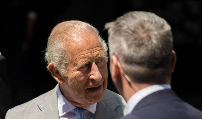 July 8, 2026, London, England, United Kingdom: King CHARLES III leaves British Transport Police headquarters in central London after officially opening the building. London United Kingdom  - ZUMAs262 20260708_zip_s262_011 Copyright: xTayfunxSalcix