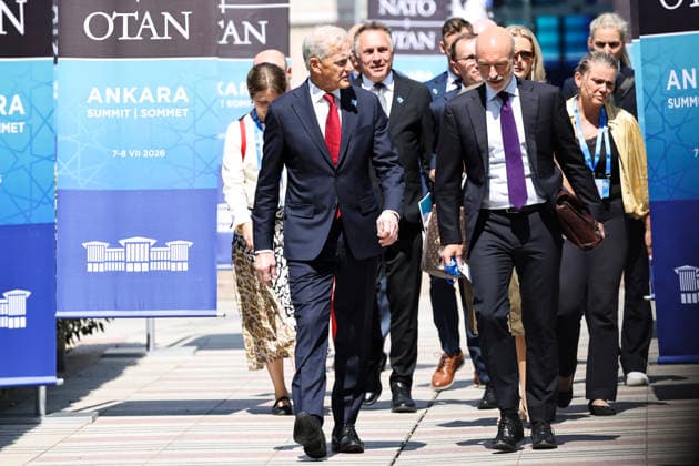 Nato-toppmotet i Ankara 2026 Ankara, Tyrkia 20260708. Nato-toppmotet i Ankara onsdag. Foto: Geir Olsen NTB Ankara Tyrkia LQEeqBgu_H0 EDITORIAL USE ONLY Ref:_POLLQEeqBgu_H0.jpg *** NATO Summit in Ankara, 2026 Ankara, Turkey 20260708 NATO Summit in Ankara on Wednesday Photo: Geir Olsen, NTB, Ankara, Turkey LQEeqBgu H0 EDITORIAL USE ONLY Ref POLLQEeqBgu H0 jpg  Copyright: xGeirxOlsenx xNTBx