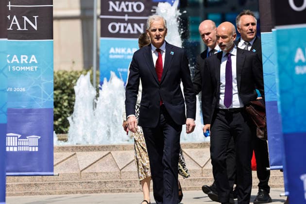 Nato-toppmotet i Ankara 2026 Ankara, Tyrkia 20260708. Statsminister Jonas Gahr Store under Nato-toppmotet i Ankara onsdag. Foto: Geir Olsen NTB Ankara Tyrkia VpZ98sfIoPg EDITORIAL USE ONLY Ref:_POLVpZ98sfIoPg.jpg *** NATO Summit in Ankara 2026 Ankara, Turkey 20260708 Prime Minister Jonas Gahr Store at the NATO summit in Ankara on Wednesday Photo: Geir Olsen, NTB, Ankara, Turkey VpZ98sfIoPg EDITORIAL USE ONLY Ref POLVpZ98sfIoPg jpg  Copyright: xGeirxOlsenx xNTBx