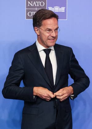 NATO Leaders Summit - Ankara NATO Secretary General Mark Rutte reacts as he greets guests for the NATO summit in Ankara, on July 8, 2026. The summit comes at a fraught time for the 77-year-old transatlantic alliance, with the US President demanding members make good on a pledge to ramp up defence spending as Washington takes a step back from Europe. Photo by Ludovic Marin Pool ABACAPRESS.COM Ankara Turkey  Copyright: xMarinxLudovic Pool ABACAx