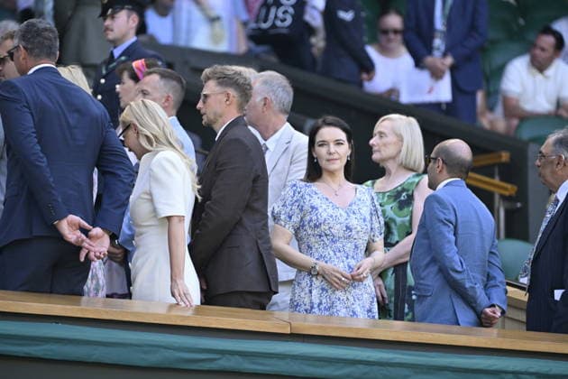 Tennis - Wimbledon 2026 - ITF - The Championships - 08 07 2026 - Tennis - Wimbledon 2026 - ITF - The Championships - 08 07 2026 - Melanie de Massy Presidente du Monte Carlo Country Club dans la Royal Box - Monaco London  Copyright: xChryslenexCaillaud Psnewzx