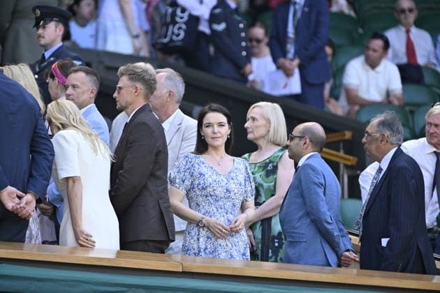 Tennis - Wimbledon 2026 - ITF - The Championships - 08 07 2026 - Tennis - Wimbledon 2026 - ITF - The Championships - 08 07 2026 - Melanie de Massy Presidente du Monte Carlo Country Club dans la Royal Box - Monaco London  Copyright: xChryslenexCaillaud Psnewzx