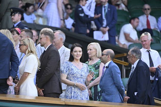 Tennis - Wimbledon 2026 - ITF - The Championships - 08 07 2026 - Tennis - Wimbledon 2026 - ITF - The Championships - 08 07 2026 - Melanie de Massy Presidente du Monte Carlo Country Club dans la Royal Box - Monaco London  Copyright: xChryslenexCaillaud Psnewzx