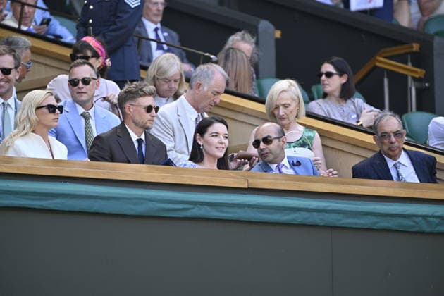 Tennis - Wimbledon 2026 - ITF - The Championships - 08 07 2026 - Tennis - Wimbledon 2026 - ITF - The Championships - 08 07 2026 - Melanie de Massy Presidente du Monte Carlo Country Club dans la Royal Box - Monaco London  Copyright: xChryslenexCaillaud Psnewzx