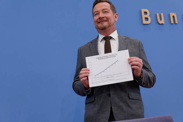 Bericht des Polizeibeauftragten vorgestellt 2026-07-08 Deutschland, Berlin Bundespressekonferenz: Der Polizeibeauftragte des Bundes beim Deutschen Bundestag, Uli Grötsch (SPD), stellt seinen dritten Tätigkeitsbericht vor. *** Police Commissioner s Report Presented July 8, 2026, Germany, Berlin, Federal Press Conference Uli Grötsch (SPD), the Federal Police Commissioner to the German Bundestag, presents his third annual report