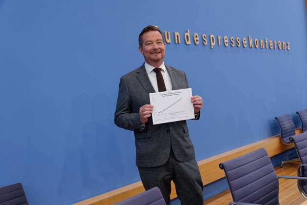 Bericht des Polizeibeauftragten vorgestellt 2026-07-08 Deutschland, Berlin Bundespressekonferenz: Der Polizeibeauftragte des Bundes beim Deutschen Bundestag, Uli Grötsch (SPD), stellt seinen dritten Tätigkeitsbericht vor. *** Police Commissioner s Report Presented July 8, 2026, Germany, Berlin, Federal Press Conference Uli Grötsch (SPD), the Federal Police Commissioner to the German Bundestag, presents his third annual report