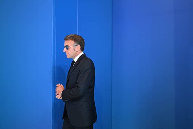 NATO Leaders Summit - President Macron Speaks To The Press France s President Emmanuel Macron speaks to the press during a NATO Summit at Bestepe Presidential Compound in Ankara, Turkey, July 8, 2026. The summit comes at a fraught time for the 77-year-old transatlantic alliance, with the US President demanding members make good on a pledge to ramp up defence spending as Washington takes a step back from Europe. Photo by Alexis Jumeau ABACAPRESS.COM Paris France  Copyright: xJumeauxAlexis ABACAx
