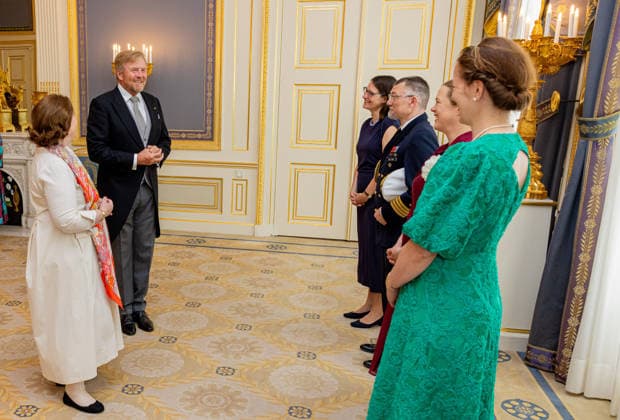 08-07-2026 Palace King Willem-Alexander during a meeting with the Ambassador of the Federal Republic of Germany, Her Excellency T. von Uslar-Gleichen at palace Noordeinde in The Hague. Â  Copyright: xPPEx