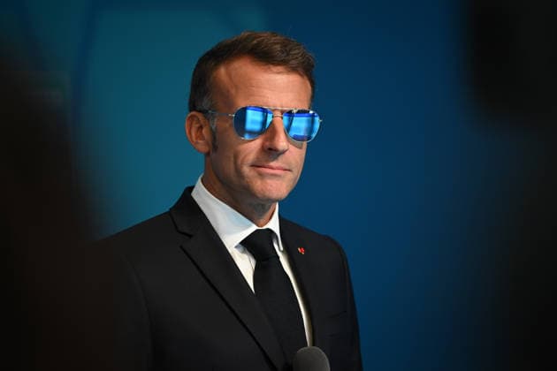 NATO Ankara Summit ANKARA, TURKIYE - JULY 8: French President Emmanuel Macron speaks to press following the 36th NATO Heads of State and Government Summit in Ankara, Turkiye, on July 8, 2026. Harun Ozalp Anadolu Ankara Turkey. Editorial use only. Please get in touch for any other usage.  Copyright: x2026xAnadoluxHarunxOzalpx