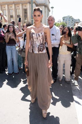PFW - Elie Saab Arrivals Dy Miryan attending the Elie Saab Haute Couture Fall Winter 2026 2027 show as part of Paris Fashion Week in Paris, France on July 08, 2026. Photo by Laurent Zabulon ABACAPRESS.COM  Copyright: xZabulonxLaurent ABACAx