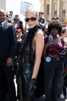 PFW - Elie Saab Arrivals Poppy Delevingne attending the Elie Saab Haute Couture Fall Winter 2026 2027 show as part of Paris Fashion Week in Paris, France on July 08, 2026. Photo by Laurent Zabulon ABACAPRESS.COM  Copyright: xZabulonxLaurent ABACAx
