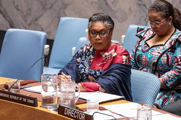 July 8, 2026, New York, New York, USA: Judith Suminwa Tuluka, Prime Minister of Democratic Republic of the Congo presides over Security Council meeting on Women and peace and security Honoring the promise of international law to survivors of conflict related sexual violence at UN Headquarters in New York, NY on July 8, 2026. Democratic Republic of the Congo is the President of the Security Council for the month of July. New York USA  - ZUMAr339 20260708_znp_r339_002 Copyright: xLevxRadinx