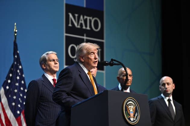 ANKARA, TURKIET 20260708 USA:s president Donald Trump talar under Nato-toppmötet i Ankara, Turkiet. ANKARA TURKIET x10430x *** ANKARA, TURKEY 20260708 U.S. President Donald Trump speaks during the NATO summit in Ankara, Turkey ANKARA TURKEY x10430x  Copyright: xChristinexOlsson TTx NATO-TOPPMÖTE ANKARA 2026 PDtXj9JUyrk