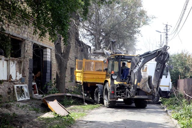 RECORD DATE NOT STATED The site of recovery operations following a combined Russian attack and secondary explosions of explosive ordnance, Vyshneve, Kyiv region, Ukraine, on July 7, 2026. During the night of July 6, Russian forces launched a massive attack on Kyiv and the surrounding region using various types of missiles and attack drones. According to the State Emergency Service of Ukraine, seven people were killed in Vyshneve. Residential development on five streets was completely destroyed, while warehouses and businesses sustained damage. More than 600 local residents were evacuated because of the risk posed by unexploded ordnance (Photo by Volodymyr Tarasov Ukrinform) Aftermath of Russian attack and secondary explosions cleared in Vyshneve  Copyright: xVolodymyrxTarasovx