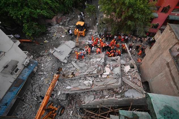 NEW DELHI, INDIA - JULY 8: NDRF personnel rescue a survivor trapped under the debris after a building collapsed in G Block, Sector 16, Rohini on July 8, 2026 in New Delhi, India. Rescue operations were launched immediately, with multiple emergency agencies deployed to search for and evacuate those trapped beneath the rubble. (Photo by Sanchit Khanna Hindustan Times) Man Killed As Under-Construction Building Collapses In Delhi s Rohini Sector 16