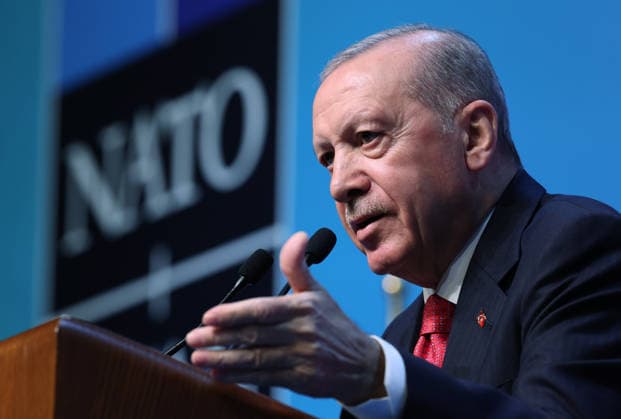 Turkish President Recep Tayyip Erdogan ANKARA, TURKIYE - JULY 8: (----EDITORIAL USE ONLY MANDATORY CREDIT - TURKISH PRESIDENCY MURAT KULA HANDOUT - NO MARKETING NO ADVERTISING CAMPAIGNS - DISTRIBUTED AS A SERVICE TO CLIENTS----) Turkish President Recep Tayyip Erdogan holds a press conference as part of the 36th NATO Summit of Heads of State and Government at the Presidential Complex in Ankara, Turkiye, on July 8, 2026. Turkish Presidency Murat Kula Handout Anadolu Ankara Turkey. Editorial use only. Please get in touch for any other usage.  Copyright: x2026xAnadoluxTurkishxPresidencyx xMuratxKulax xHandoutx