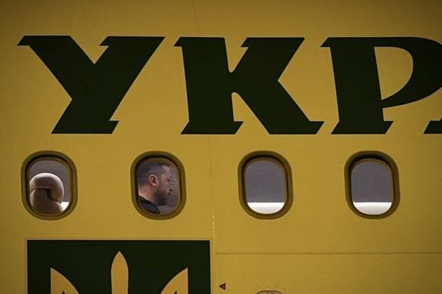 NATO Ankara Summit ANKARA, TURKIYE - JULY 08: Ukrainian President Volodymyr Zelenskyy departs Esenboga Airport following the 36th NATO Summit in Ankara, Turkiye, on July 8, 2026. Metin Aktas Anadolu Ankara Turkey. Editorial use only. Please get in touch for any other usage.  Copyright: x2026xAnadoluxMetinxAktasx