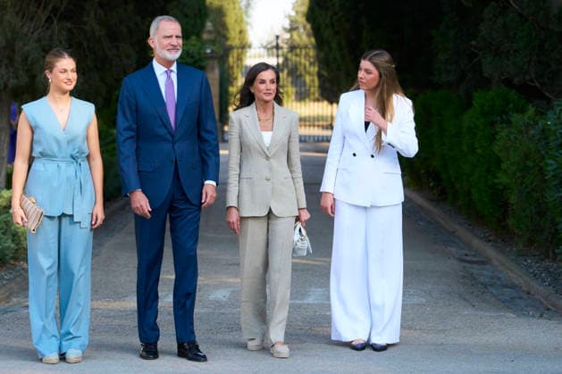 08-07-2026 Zaragoza Princess Sofia with Princess Leonor and Queen Letizia and King Felipe during attending the Docentes Referentes event by Ibercaja Foundation in Zaragoza. No Spain  Copyright: xPPEx