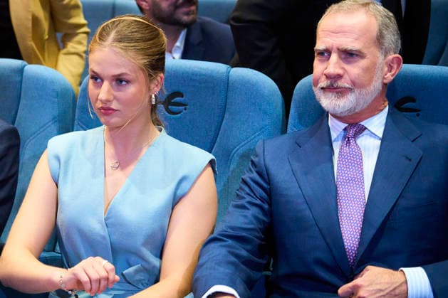 08-07-2026 Zaragoza Princess Sofia with Princess Leonor and Queen Letizia and King Felipe during attending the Docentes Referentes event by Ibercaja Foundation in Zaragoza. No Spain  Copyright: xPPEx