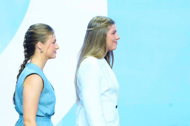 08-07-2026 Zaragoza Princess Sofia with Princess Leonor attending the Docentes Referentes event by Ibercaja Foundation in Zaragoza. No Spain Â  Copyright: xPPEx