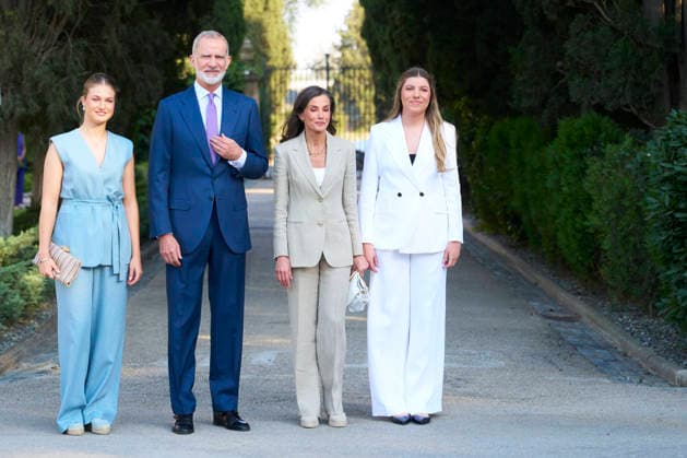 08-07-2026 Zaragoza Princess Sofia with Princess Leonor and Queen Letizia and King Felipe during attending the Docentes Referentes event by Ibercaja Foundation in Zaragoza. No Spain Â  Copyright: xPPEx