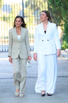 08-07-2026 Zaragoza Princess Sofia with Queen Letizia during attending the Docentes Referentes event by Ibercaja Foundation in Zaragoza. No Spain  Copyright: xPPEx