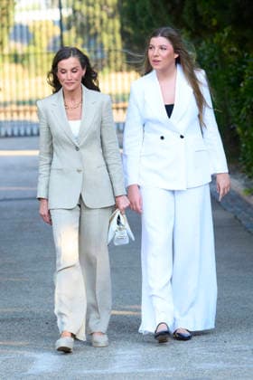 08-07-2026 Zaragoza Princess Sofia with Queen Letizia during attending the Docentes Referentes event by Ibercaja Foundation in Zaragoza. No Spain  Copyright: xPPEx