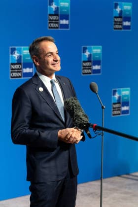 July 8, 2026, Ankara, Antwerp, Turkey: ANKARA, TURKIJE - 08.07.2026..Secretary-General Mark Rutte and the heads of government of the NATO member states arrive at the Bestepe Presidential Compound in Ankara for day 2 of the summit in Ankara. Ankara Turkey  - ZUMAr234 20260708_zip_r234_030 Copyright: xBobxReijndersx