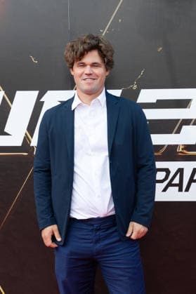 Esports World Cup 2026 Opening Ceremony Magnus Carlsen Grandmaster, world number one in the Elo rankings, and twenty-one-time world chess champion attends Esports World Cup 2026 Opening Ceremony at La Seine Musicale on July 08, 2026 in Paris, France. Photo by Nasser Berzane ABACAPRESS.COM Paris France  Copyright: xBerzanexNasser ABACAx