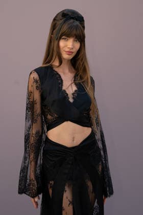 PFW - Zuhair Murad Photocall Mara Lafontan attending the Zuhair Murad Haute Couture Fall Winter 2026 2027 show as part of Paris Fashion Week in Paris, France on July 08, 2026. Photo by Laurent Zabulon ABACAPRESS.COM Paris  Copyright: xZabulonxLaurent ABACAx