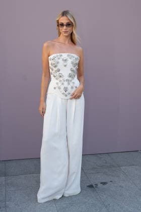 PFW - Zuhair Murad Photocall Simona Jakstaite attending the Zuhair Murad Haute Couture Fall Winter 2026 2027 show as part of Paris Fashion Week in Paris, France on July 08, 2026. Photo by Laurent Zabulon ABACAPRESS.COM Paris  Copyright: xZabulonxLaurent ABACAx