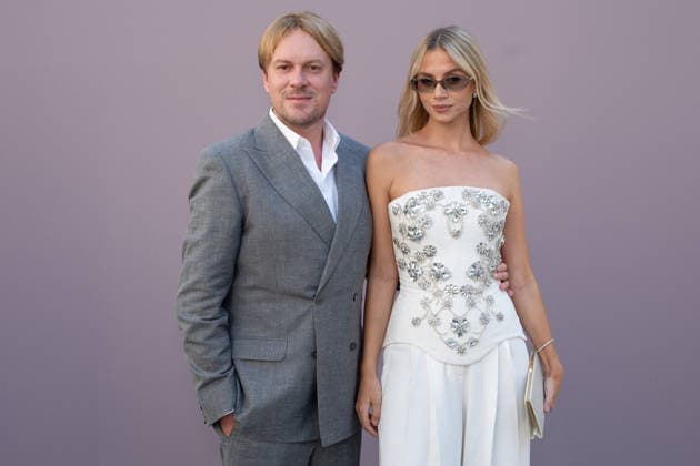 PFW - Zuhair Murad Photocall Christopher Aleo and Simona Jakstaite attending the Zuhair Murad Haute Couture Fall Winter 2026 2027 show as part of Paris Fashion Week in Paris, France on July 08, 2026. Photo by Laurent Zabulon ABACAPRESS.COM Paris  Copyright: xZabulonxLaurent ABACAx