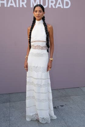 PFW - Zuhair Murad Photocall Thayna Soares attending the Zuhair Murad Haute Couture Fall Winter 2026 2027 show as part of Paris Fashion Week in Paris, France on July 08, 2026. Photo by Laurent Zabulon ABACAPRESS.COM Paris  Copyright: xZabulonxLaurent ABACAx