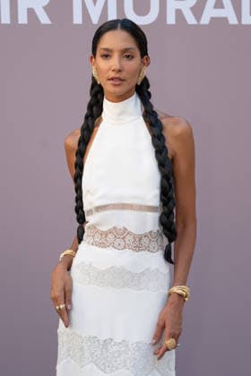 PFW - Zuhair Murad Photocall Thayna Soares attending the Zuhair Murad Haute Couture Fall Winter 2026 2027 show as part of Paris Fashion Week in Paris, France on July 08, 2026. Photo by Laurent Zabulon ABACAPRESS.COM Paris  Copyright: xZabulonxLaurent ABACAx