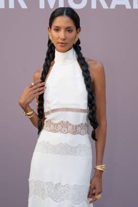 PFW - Zuhair Murad Photocall Thayna Soares attending the Zuhair Murad Haute Couture Fall Winter 2026 2027 show as part of Paris Fashion Week in Paris, France on July 08, 2026. Photo by Laurent Zabulon ABACAPRESS.COM Paris  Copyright: xZabulonxLaurent ABACAx