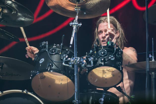 Music Concert - The Darkness Rufus Taylor of The Darkness Villafranca (VR) Castello Scaligero Italy Copyright: xMirkoxFava TSCKx xLiveMediax LPM_2556567