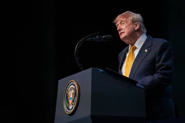 Donald Trump at NATO Summit Press Conference - Ankara AJ US President Donald Trump speaks to the press during a NATO (OTAN) Summit at Bestepe Presidential Compound in Ankara, Turkiye on July 8, 2026. The summit comes at a fraught time for the 77-year-old transatlantic alliance, with the US President demanding members make good on a pledge to ramp up defence spending as Washington takes a step back from Europe. Photo by Alexis Jumeau ABACAPRESS.COM. Ankara  Copyright: xJumeauxAlexis ABACAx