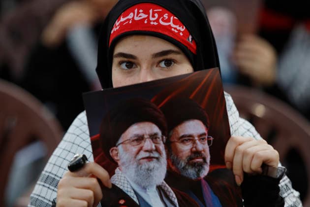 July 8, 2026, Beirut, Beirut, lebanon: Supporters of Hezbollah attend a symbolic funeral ceremony for IranÃ¢â‚¬â ¢s Supreme Leader Ali Khamenei in the southern suburbs of Beirut, Lebanon, organized by Hezbollah and held simultaneously with similar gatherings in Baalbek, Tyre and Ghaziyeh. Thousands of participants gathered at Ashura Square carrying flags, slogans and images of Iranian and Hezbollah leaders. Hezbollah Secretary-General Naim Qassem delivered a speech addressing regional developments, IranÃ¢â‚¬â ¢s role, and LebanonÃ¢â‚¬â ¢s political situation. Beirut lebanon - ZUMAb339 20260708_znp_b339_010 Copyright: xAbdulxKaderxAlxBayx