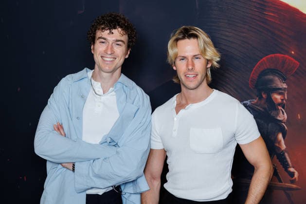 The Odyssey premiere at Le Grand Rex theater. Celebrities arrive on the red carpet: Cesar de Rummel and Dorian Lauduique 458058 July 8, 2026  Copyright: xSebastienxFremontx xStarfacex STAR_458058_017