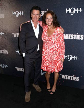 MGM+ s The Westies New York Premiere Hamish Allan-Headley and Aida Turturro attending MGM+ s The Westies New York Premiere held at the SVA Theatre on July 8, 2026 in New York City, NY New York City SVA Theatre NY USA Copyright: xStevenxBergman AFF-USA.COMx