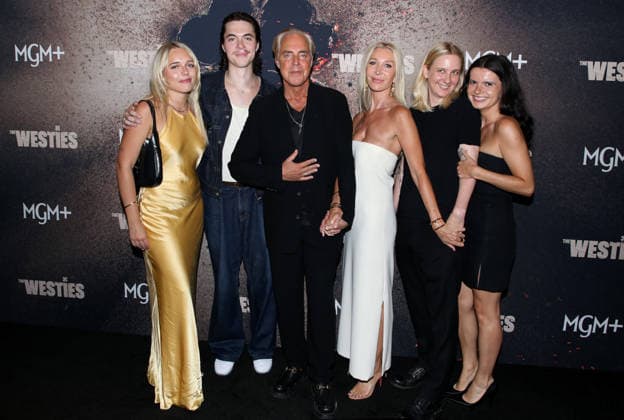 MGM+ s The Westies New York Premiere Quinn Welliver, Titus Welliver and Samantha Edge attending MGM+ s The Westies New York Premiere held at the SVA Theatre on July 8, 2026 in New York City, NY New York City SVA Theatre NY USA Copyright: xStevenxBergman AFF-USA.COMx