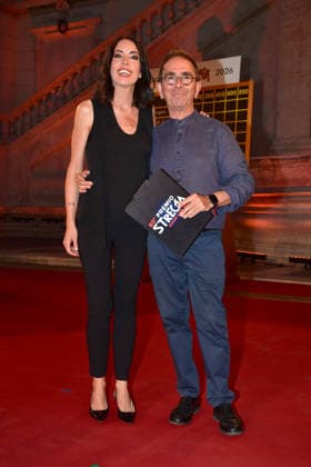 IPA86522686 - Rome, Piazza del Campidoglio, 2026 Strega Prize; Pictured: Gloria Campaner and Pino Strabioli  Copyright: xVincenzoxLandix xVincenzoxLandix 86522686