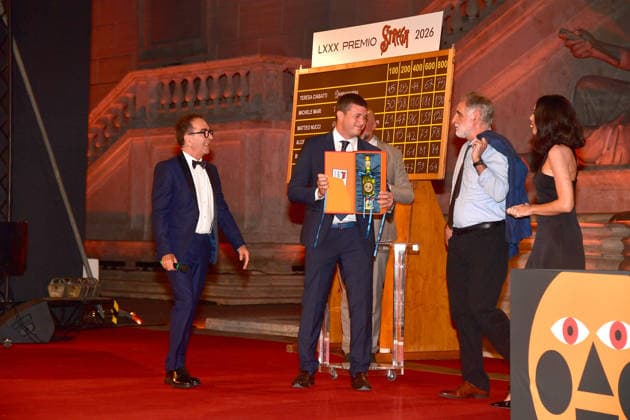 IPA86522506 - Rome, Piazza del Campidoglio, 2026 Strega Prize; Pictured: Pino Strabioli and Michele Mari  Copyright: xVincenzoxLandix xVincenzoxLandix 86522506