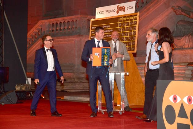 IPA86522509 - Rome, Piazza del Campidoglio, 2026 Strega Prize; Pictured: Pino Strabioli and Michele Mari  Copyright: xVincenzoxLandix xVincenzoxLandix 86522509